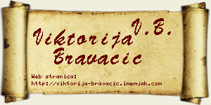 Viktorija Bravačić vizit kartica